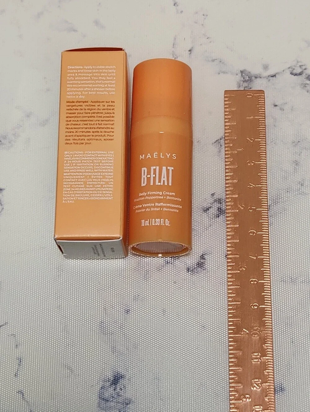 Maelys B-Flat Belly Firming Cream Mini Travel Size .33 oz